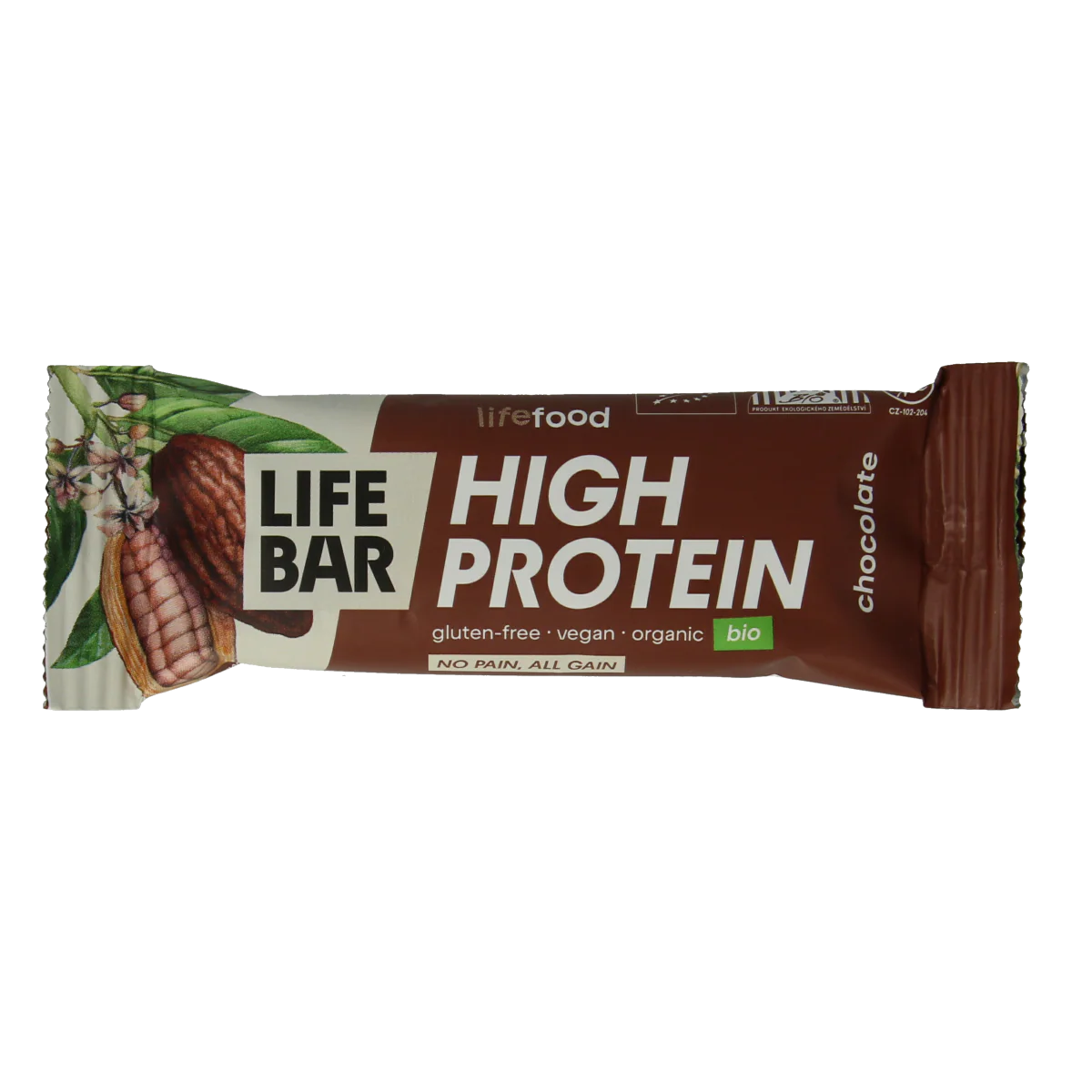 Lifefood Lifebar proteine chocolade bio 40.00 Gram