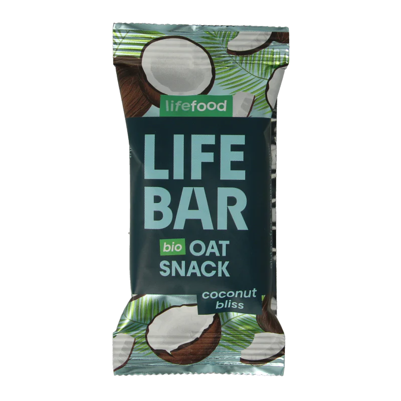 Lifefood Lifebar oatsnack kokos bliss bio 40 Gram