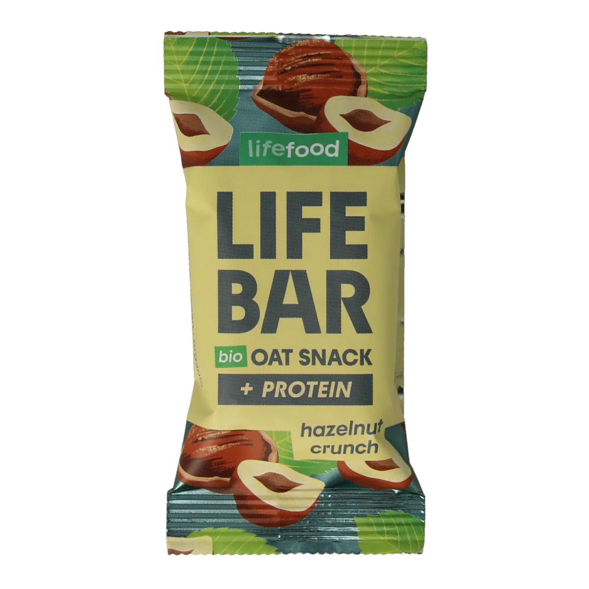 Lifefood Lifebar oatsnack proteine hazelnoot crunch bio 40.00 Gram