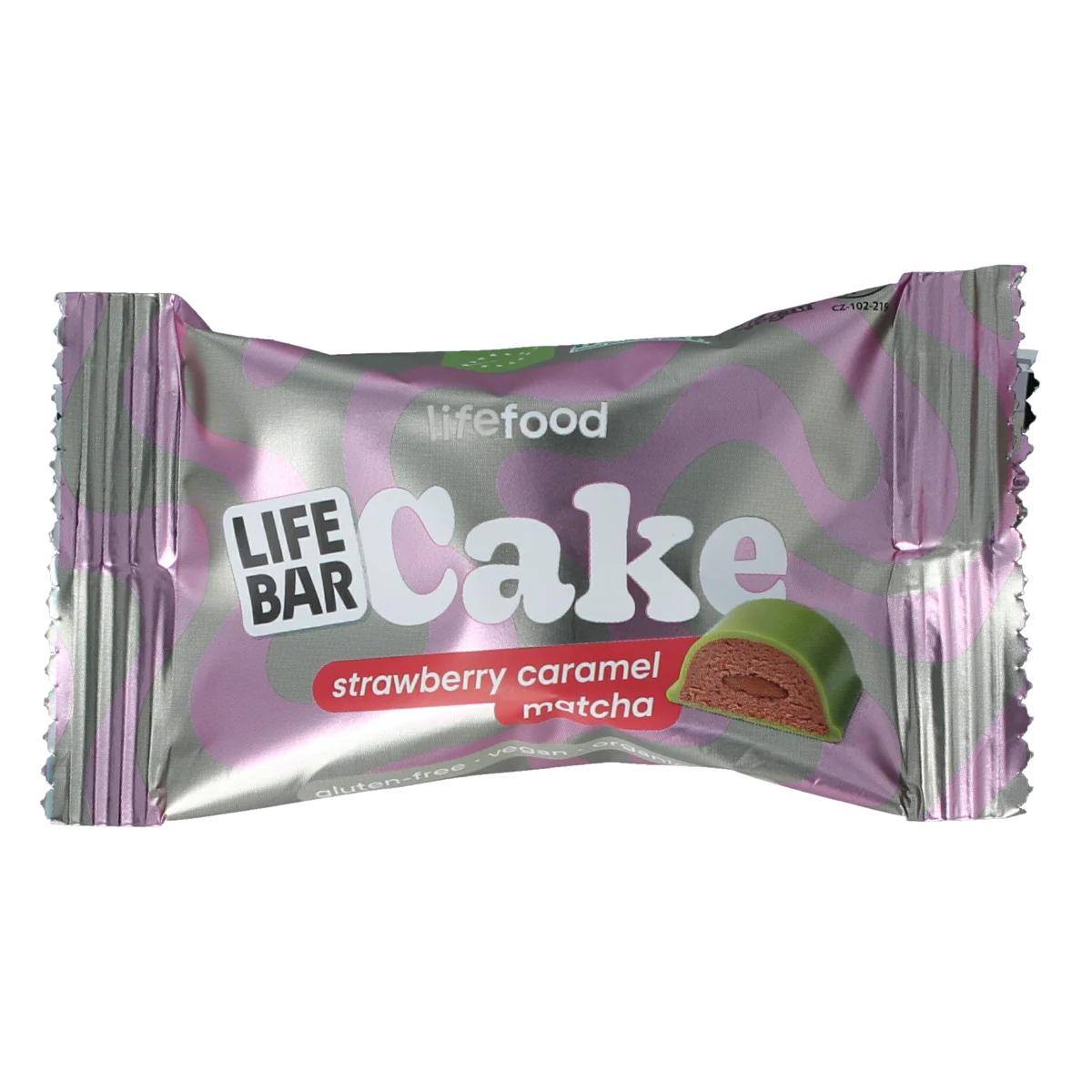 Lifefood Cake strawberry caramel matcha 35.00 Gram