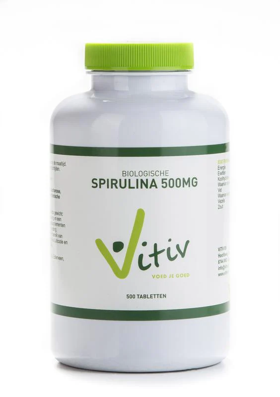Vitiv Spirulina 500mg bio 250.00 Tabletten