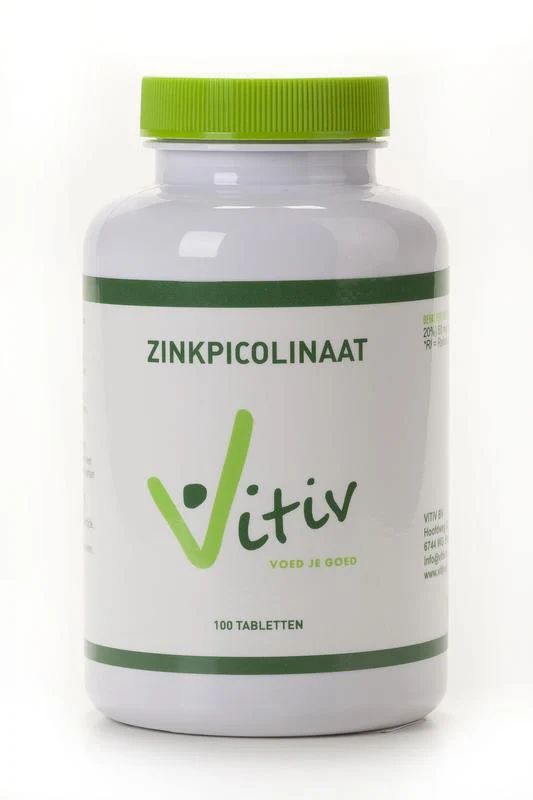 Vitiv Zink picolinaat 50mg 100.00 Tabletten