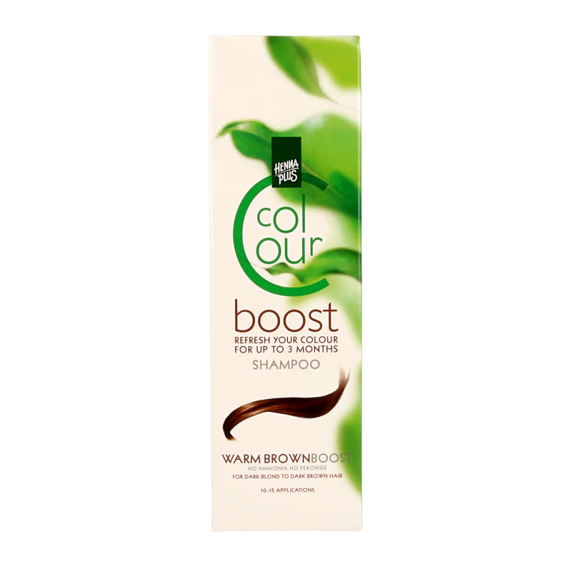 Henna Plus Colour boost warm brown 200 Milliliter