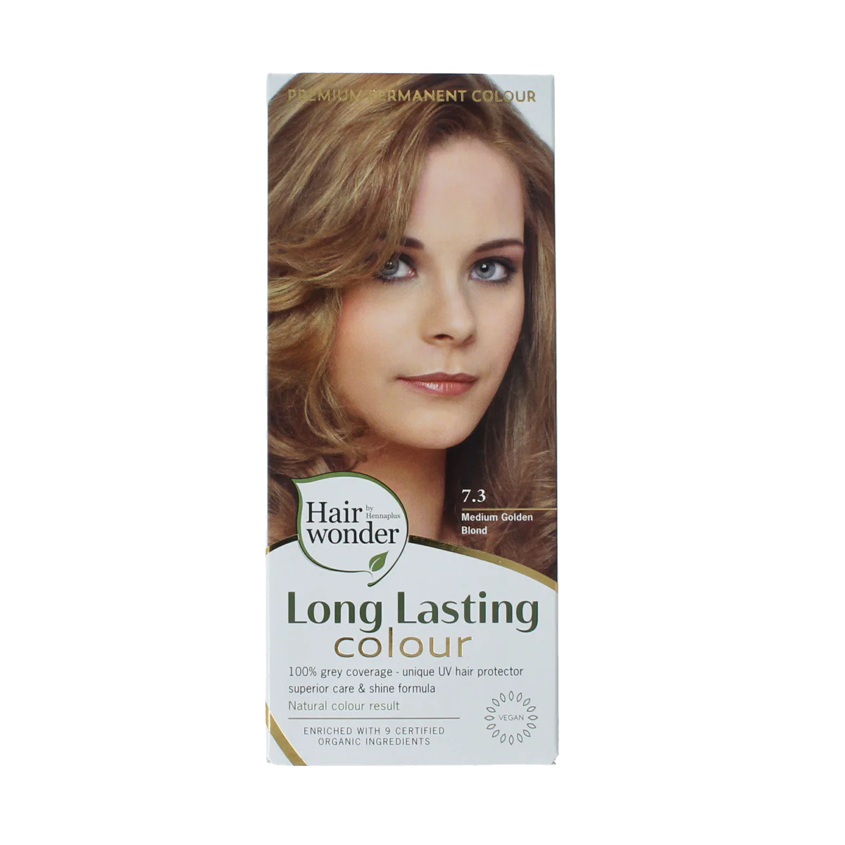 Henna Plus Long lasting colour 7.3 medium golden blond 100.00 Milliliter