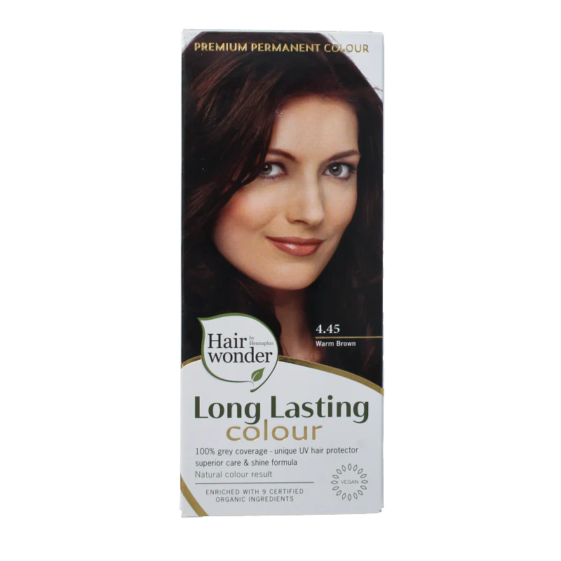Henna Plus Long lasting colour 4.45 warm brown 100 Milliliter