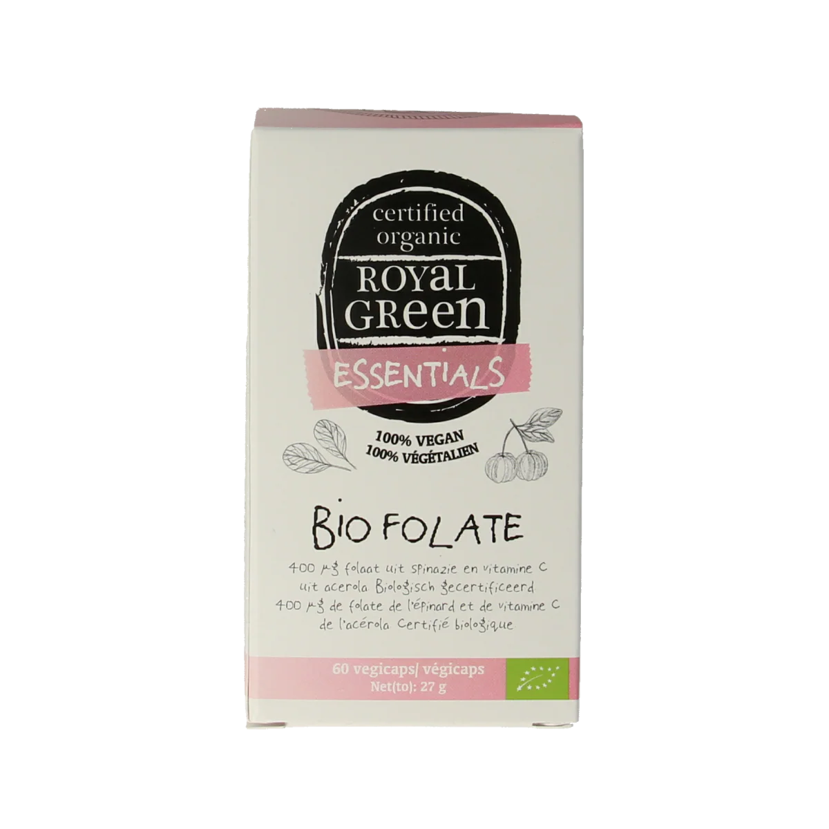 Royal Green Folate bio 60.00 Vegetarische capsules