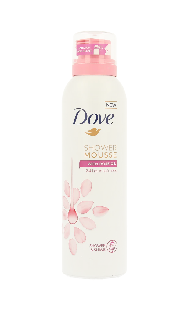 Dove Shower mousse rose oil 200 Milliliter