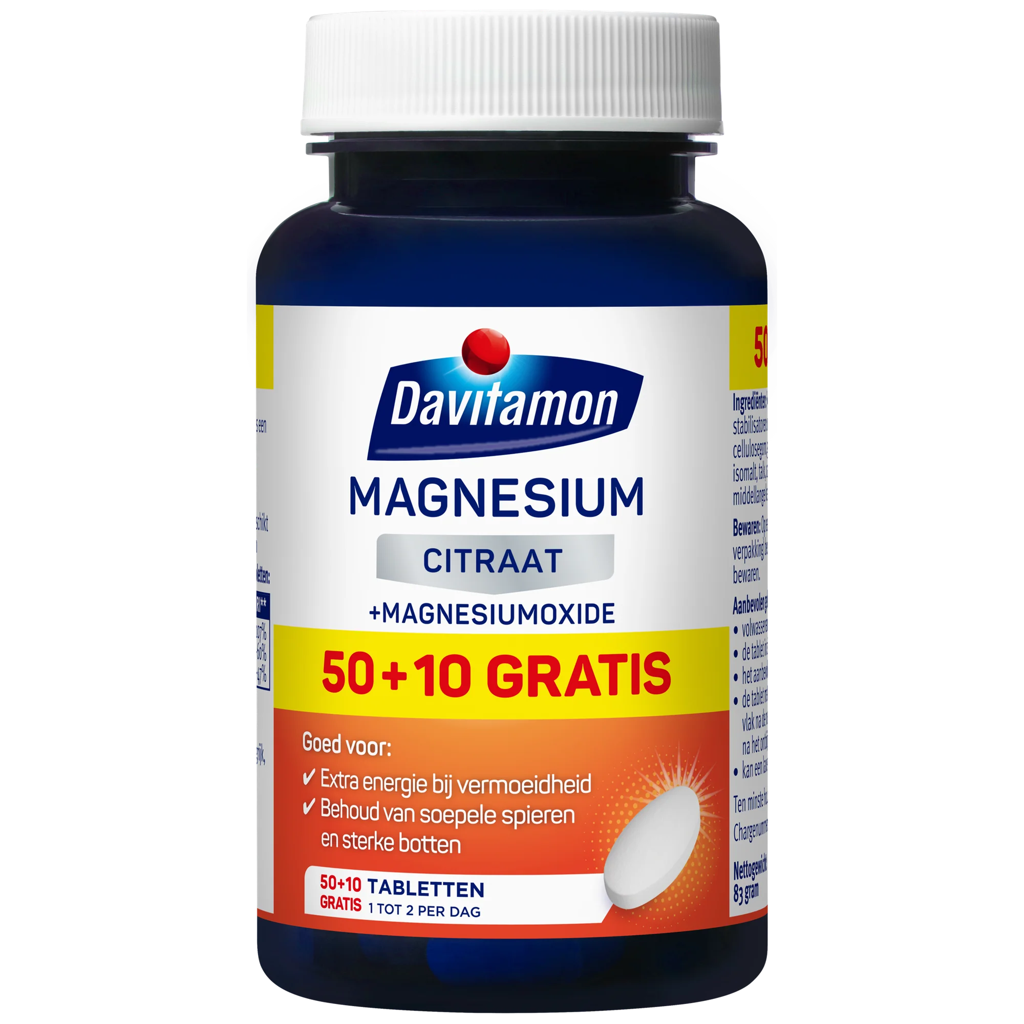 Davitamon Magnesium citraat 60 Tabletten