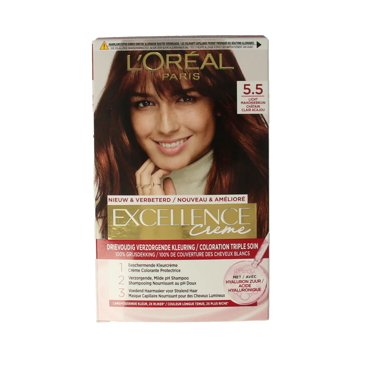 Excellence Excellence 5.5 licht mahoniebruin 1.00 Set