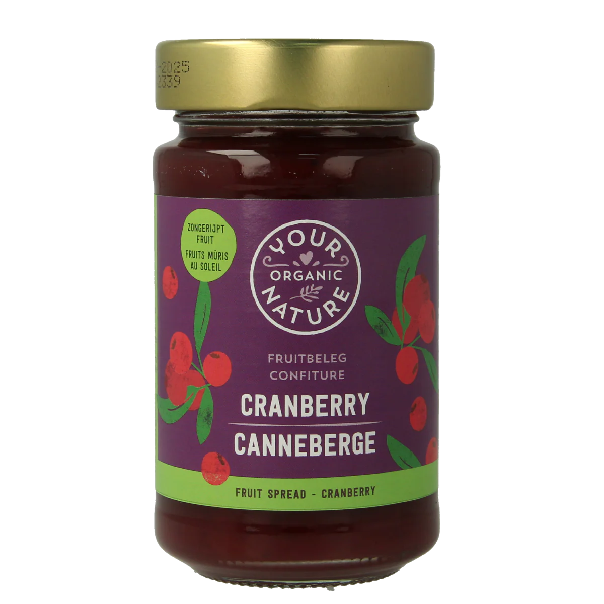 Your Organic Nature Fruit beleg cranberry bio 250.00 Gram