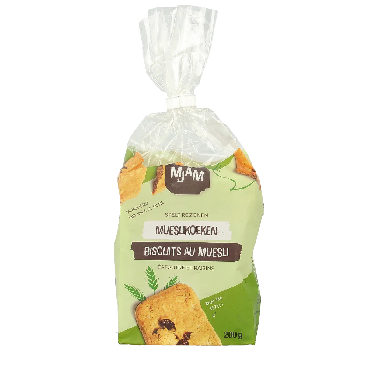 Mjam Mueslikoek spelt bio 200.00 Gram