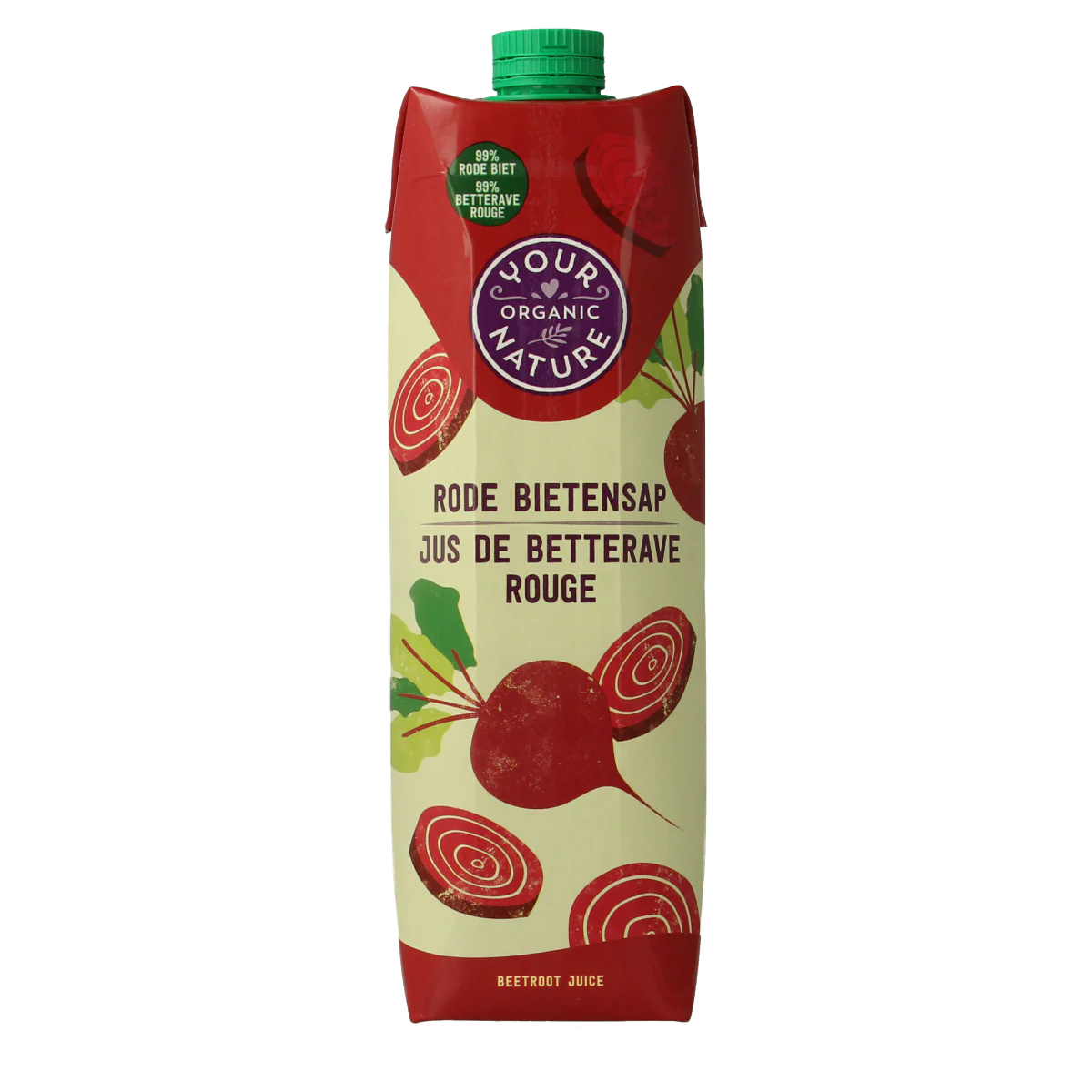 Your Organic Nature Rode bietensap bio 1.00 Liter