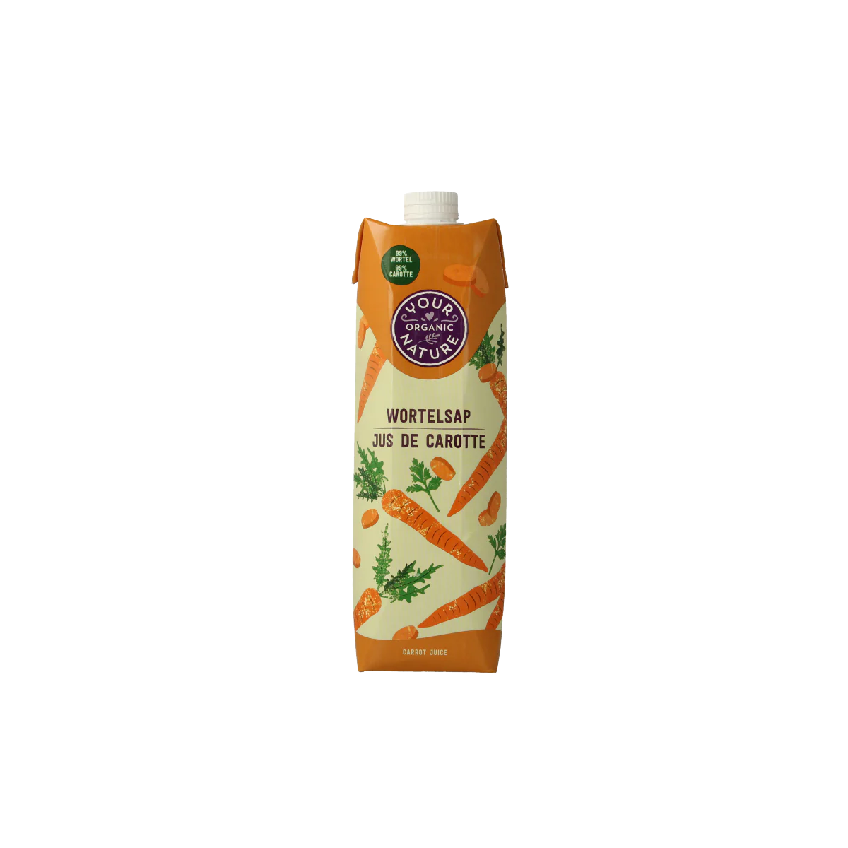 Your Organic Nature Wortelsap bio 1.00 Liter