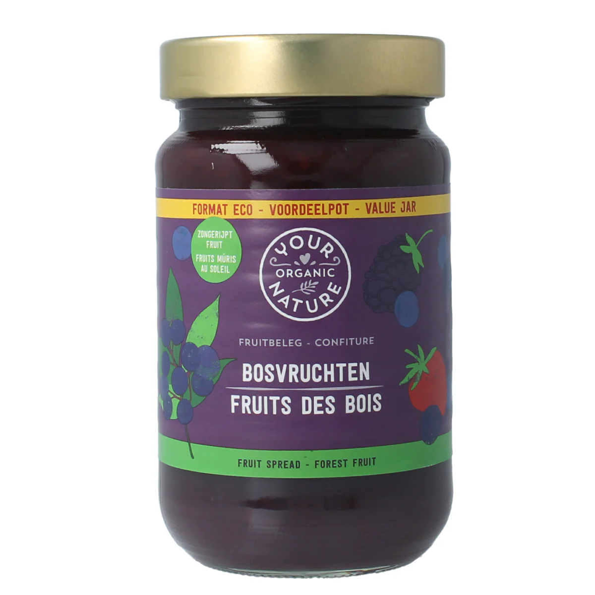 Your Organic Nature Fruitbeleg bosvruchten bio 375.00 Gram