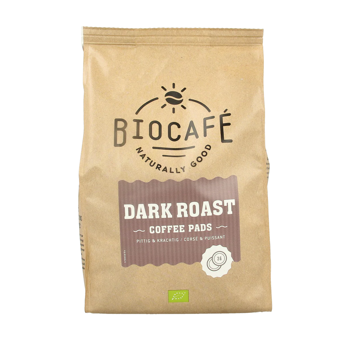 Biocafe Coffee pads dark roast bio 36.00 Stuks