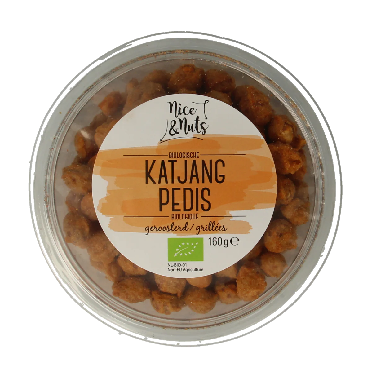 Nice & Nuts Pinda’s met katjang pedis geroosterd bio 160.00 Gram