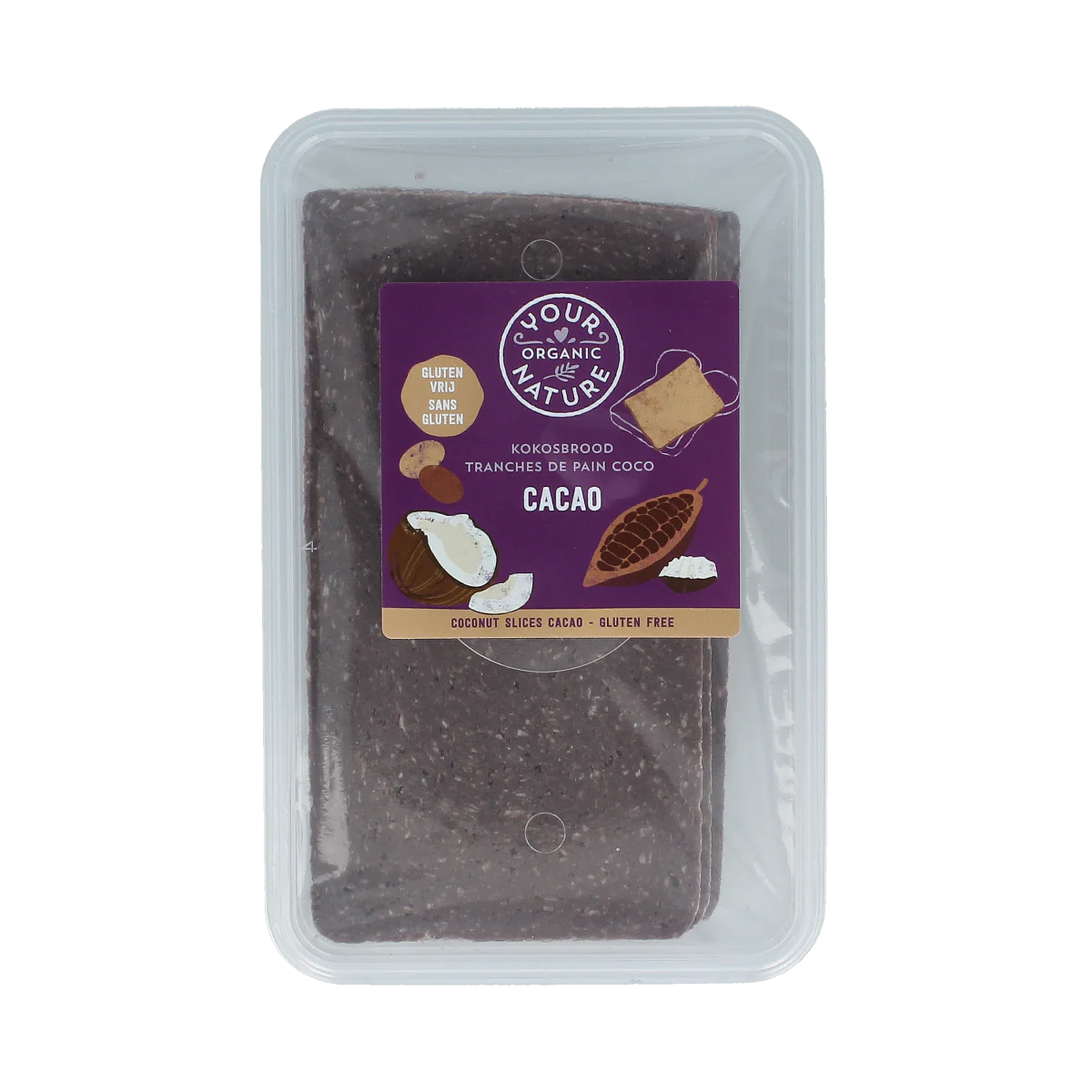Your Organic Nature Kokosbrood cacao bio 225.00 Gram