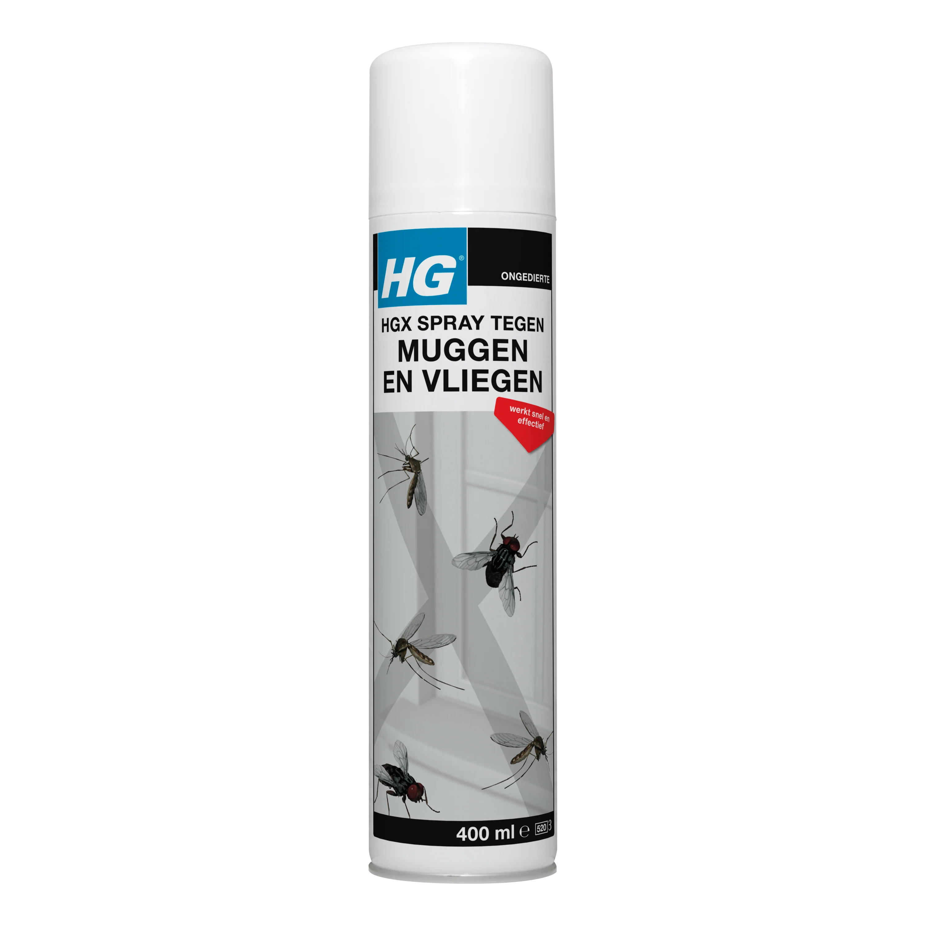 HG X muggen/vliegen spray 400.00 Milliliter