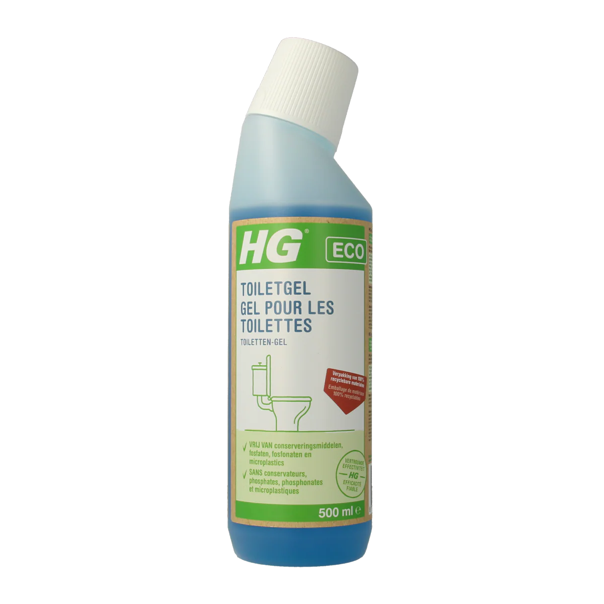 HG Eco toiletgel 500.00 Milliliter