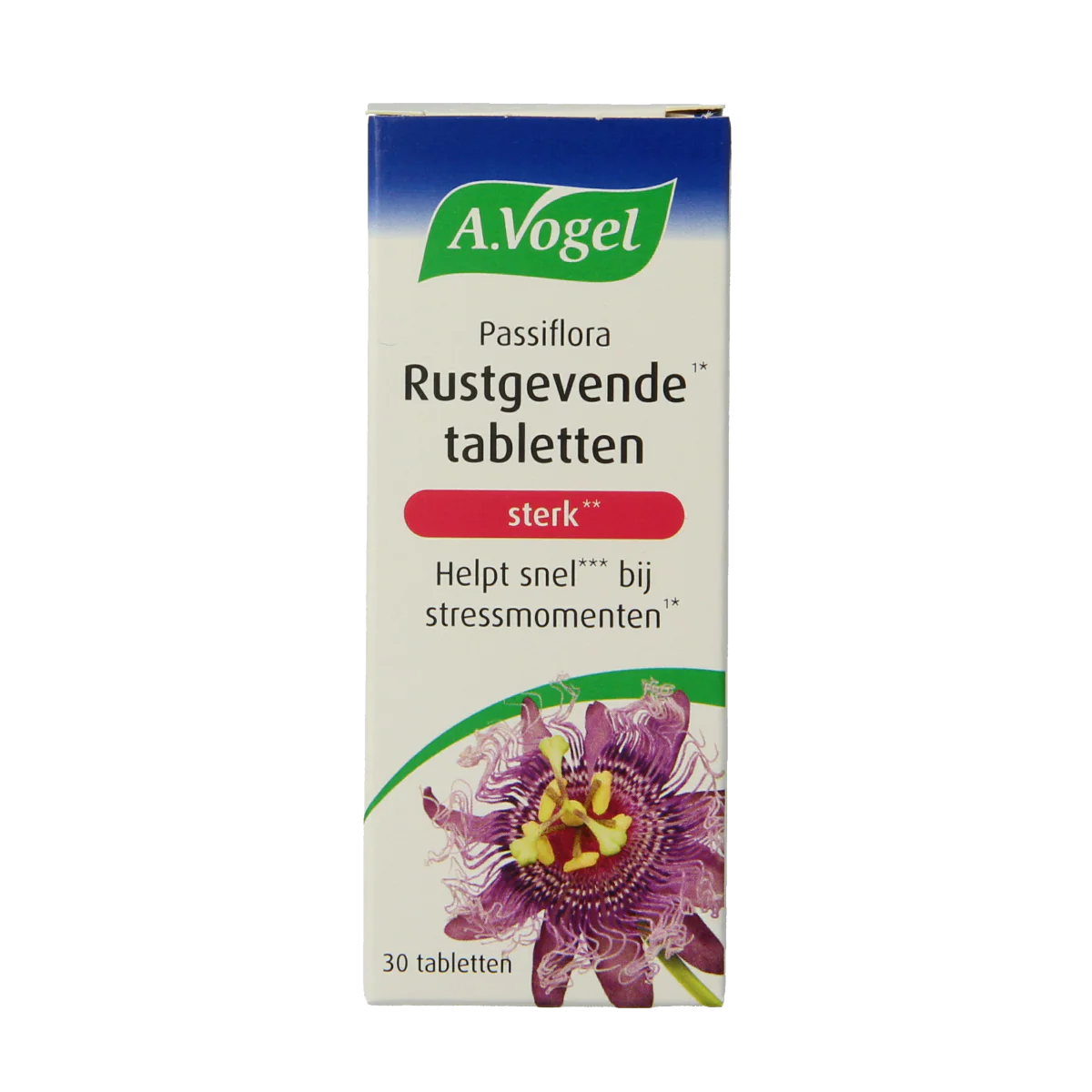 A Vogel Passiflora rustgevende tabletten sterk 30.00 Tabletten