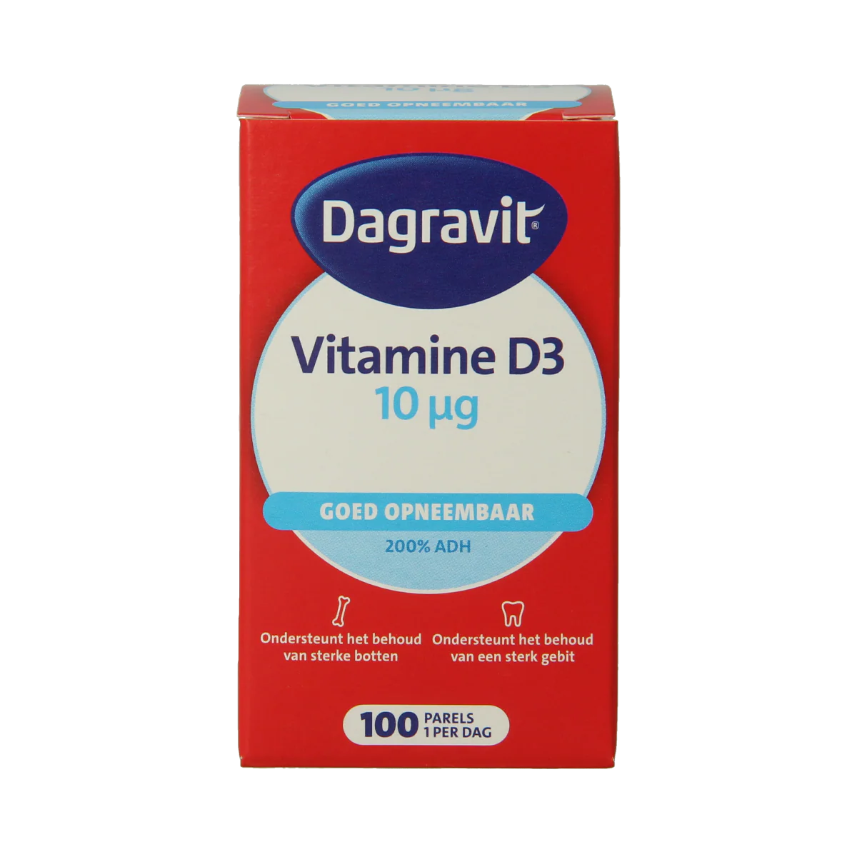 Dagravit Vitamine D pearls 400IU 100.00 Stuks