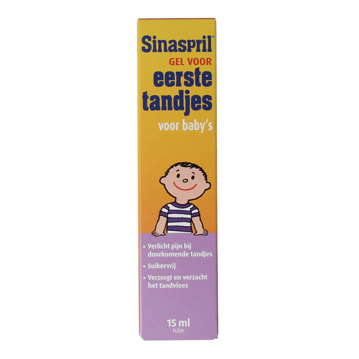 Sinaspril Gel voor de eerste tandjes 15.00 Milliliter