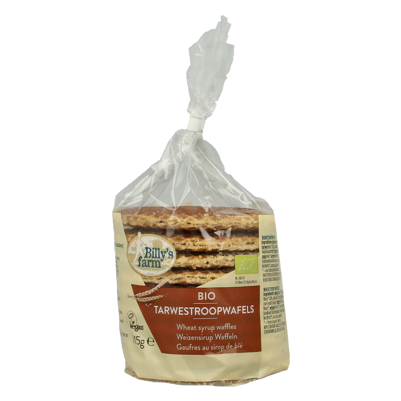 Billy’s Farm Tarwestroopwafels bio 315 Gram