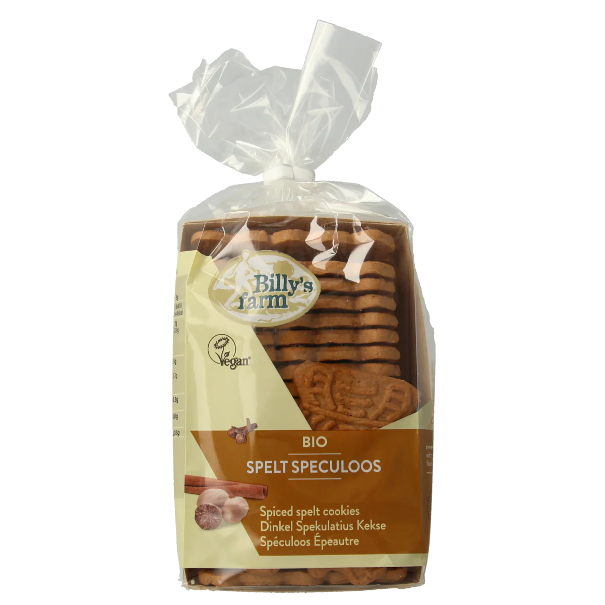 Billy’s Farm Speculoos spelt bio 175.00 Gram