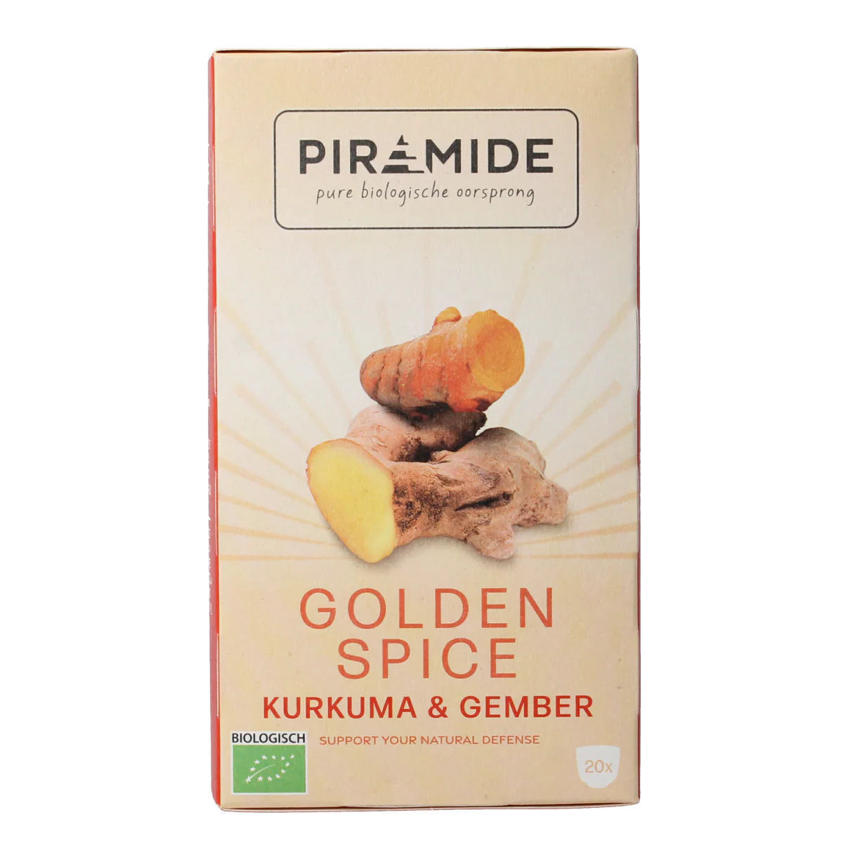 Piramide Golden spice bio 20.00 Zakjes