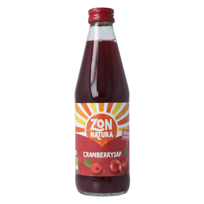 Zonnatura Cranberrysap puur bio 330 Milliliter
