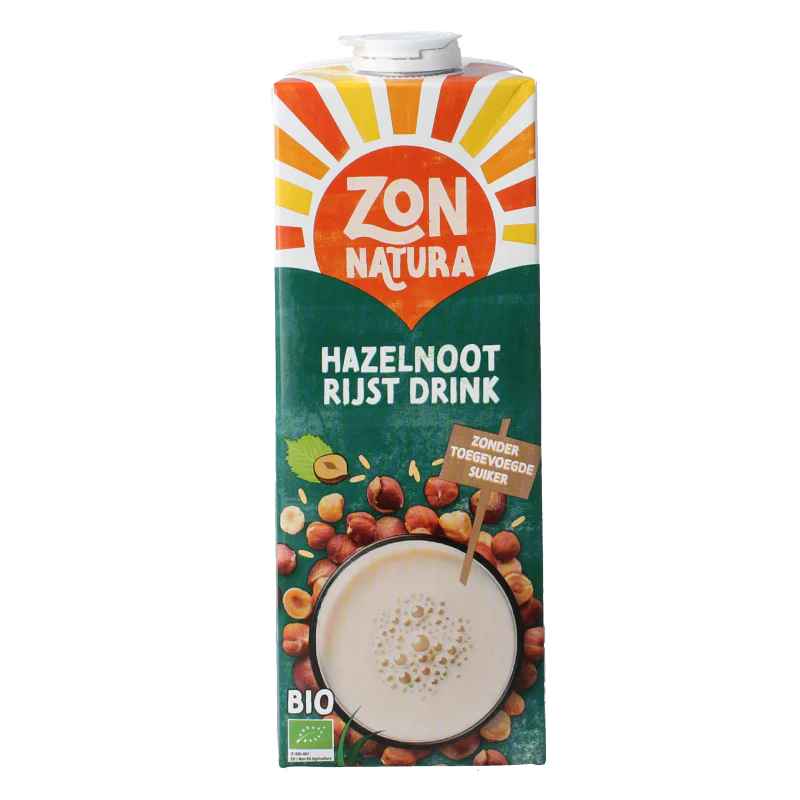 Zonnatura Rijst hazelnoot drink bio 1 Liter