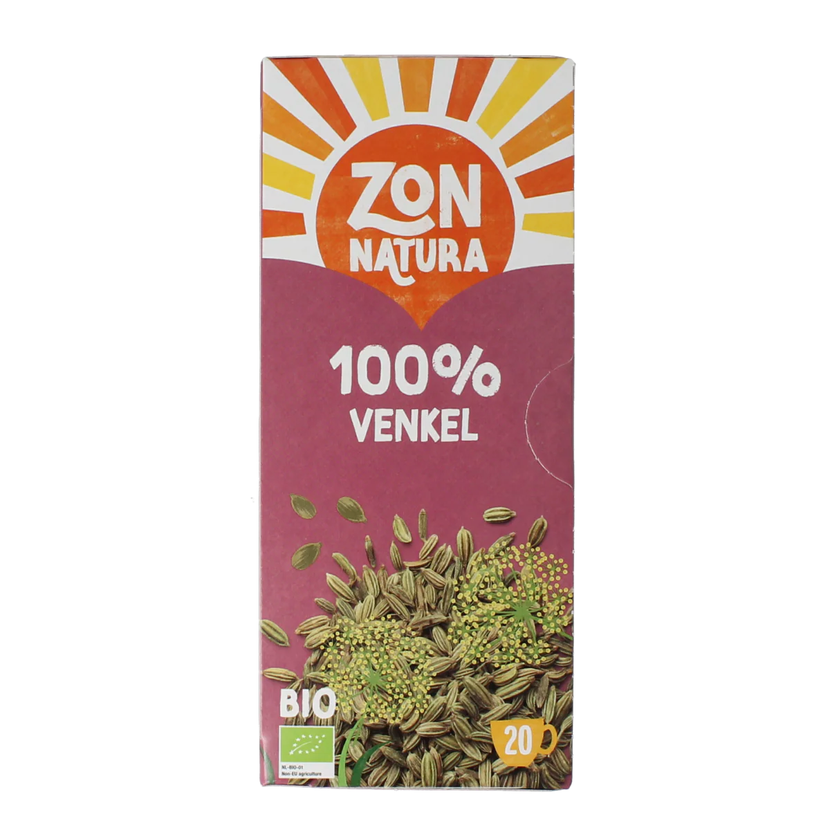 Zonnatura Venkel thee 100% bio 20.00 Zakjes