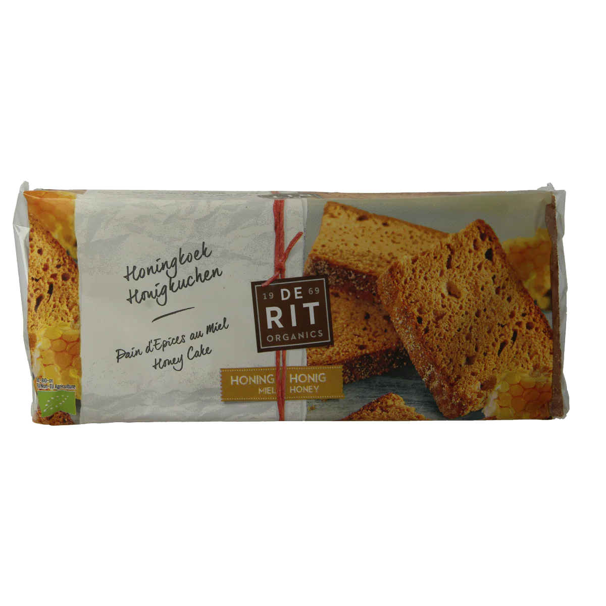 De Rit Volkoren honingkoek bio 500.00 Gram