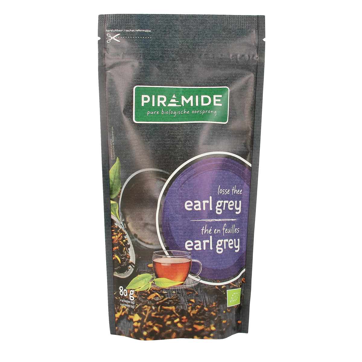 Piramide Earl grey eko bio 80.00 Gram