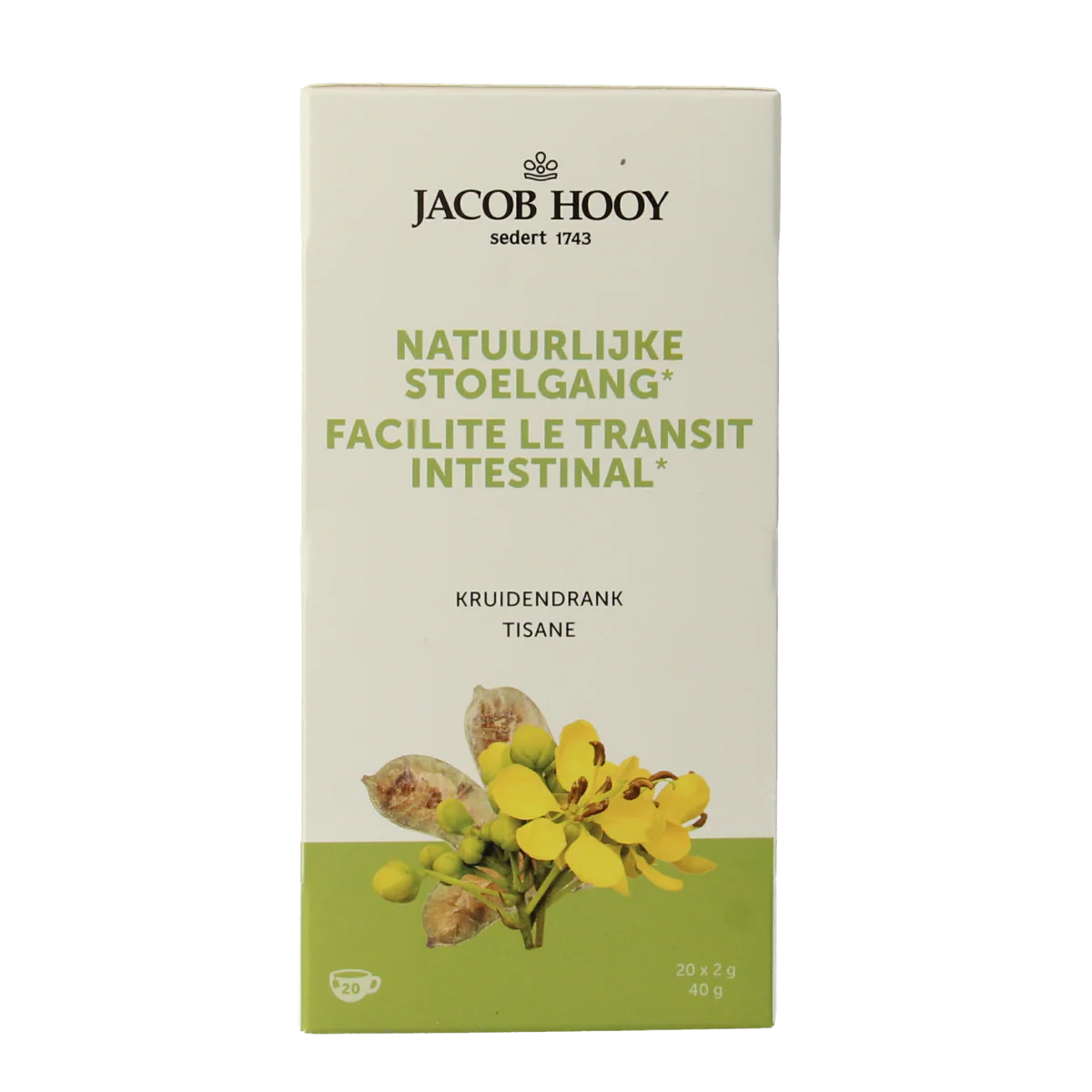Jacob Hooy Natuurlijke stoelgangsthee 20.00 Zakjes