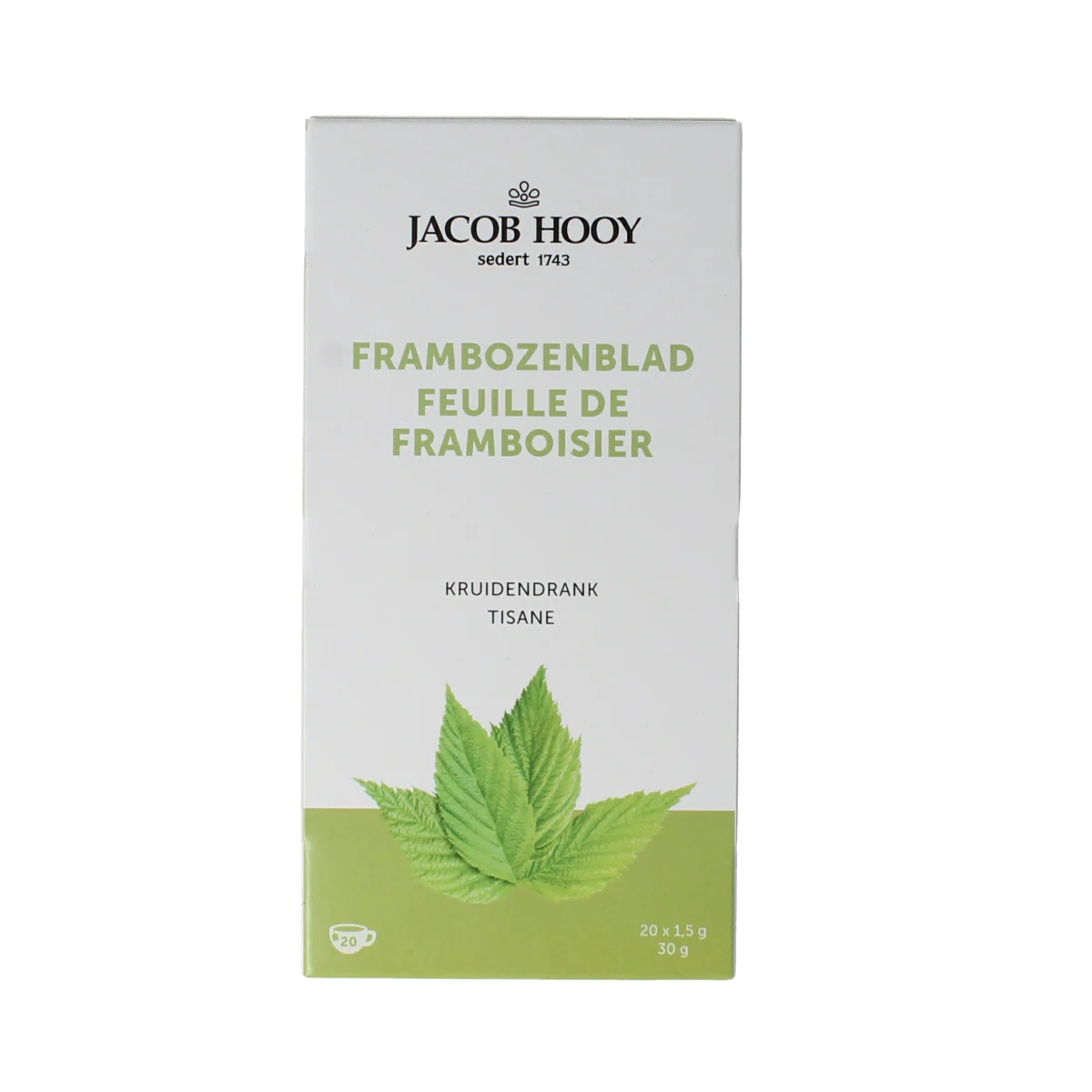 Jacob Hooy Kruidendrank frambozenblad 20 Zakjes