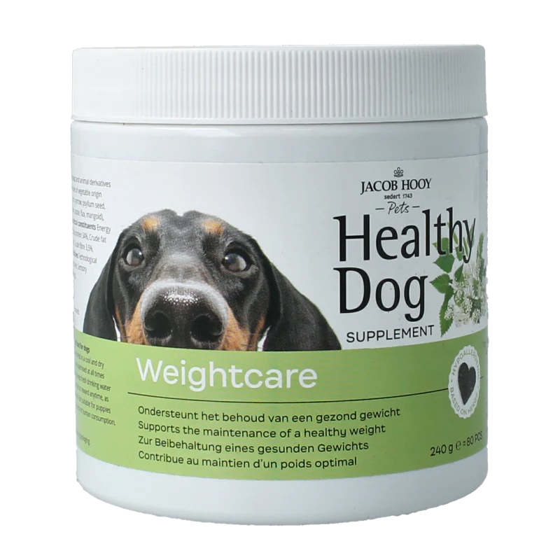 Jacob Hooy Pets Healthy dog weightcare 80 Stuks