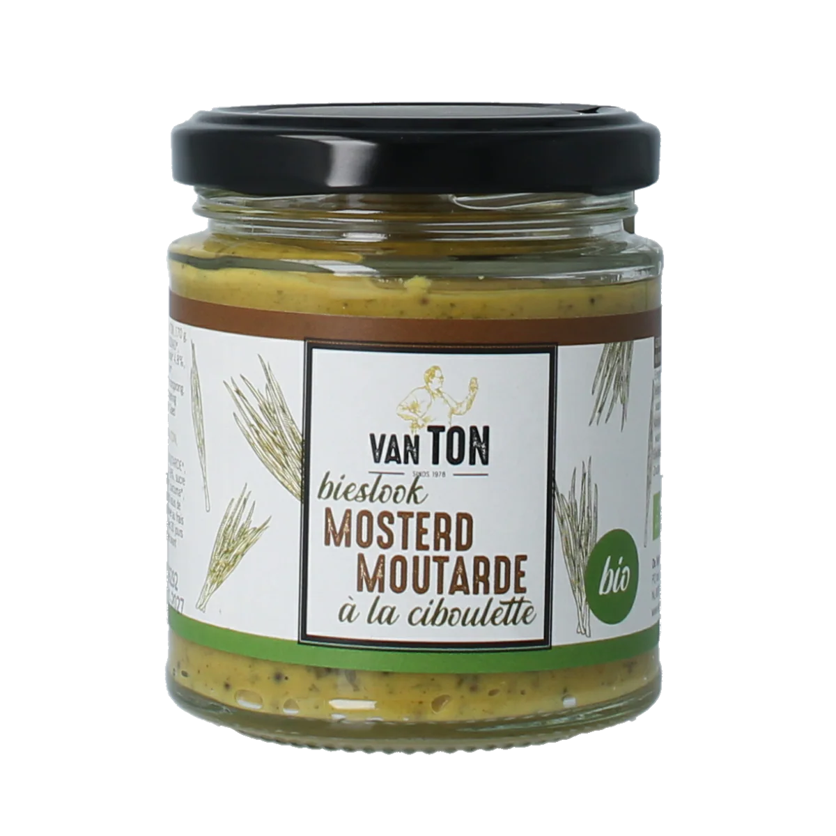 Van Ton Mosterd bieslook bio 170.00 Gram