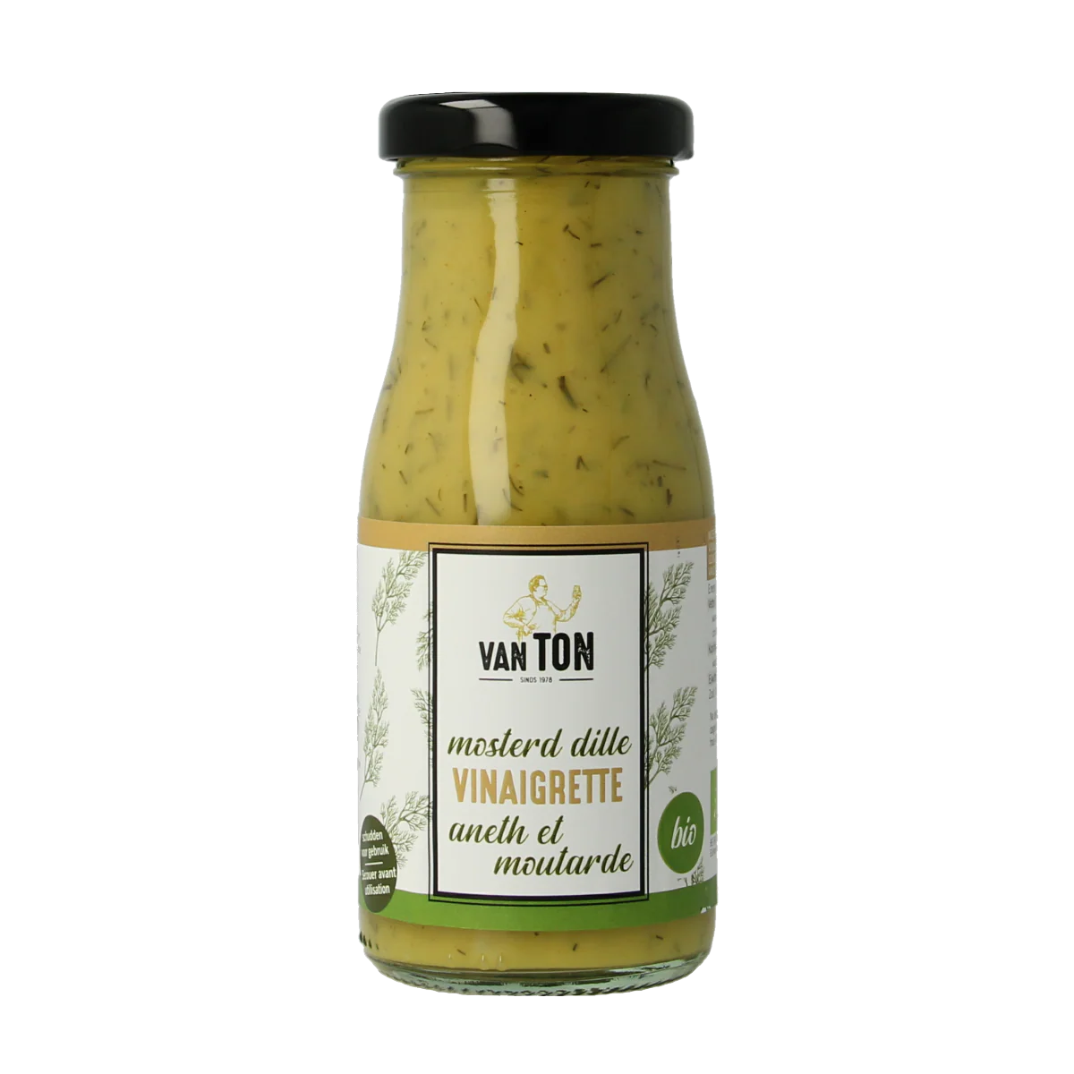 Van Ton Mosterd dille dressing bio 150.00 Milliliter