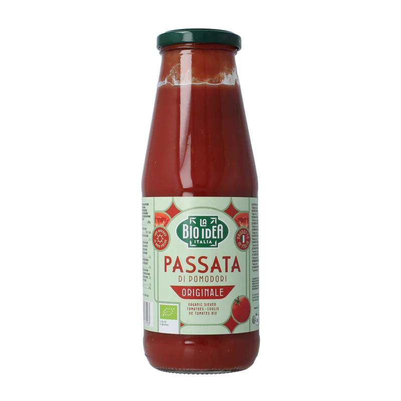 Bioidea Passata gezeefde tomaten bio 680 Gram