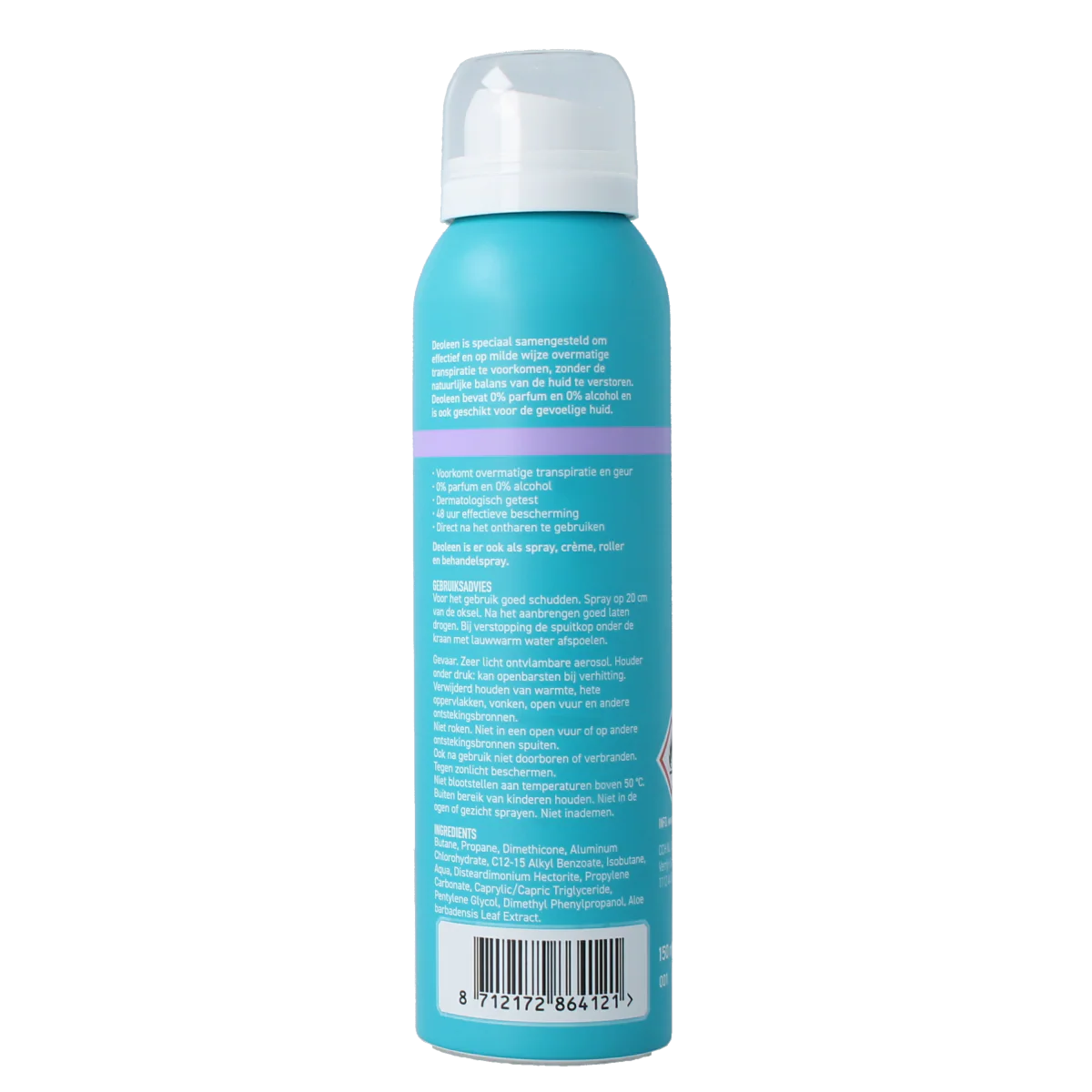 Deoleen Deodorant spray satin sensitive zonder alcohol 150.00 Milliliter