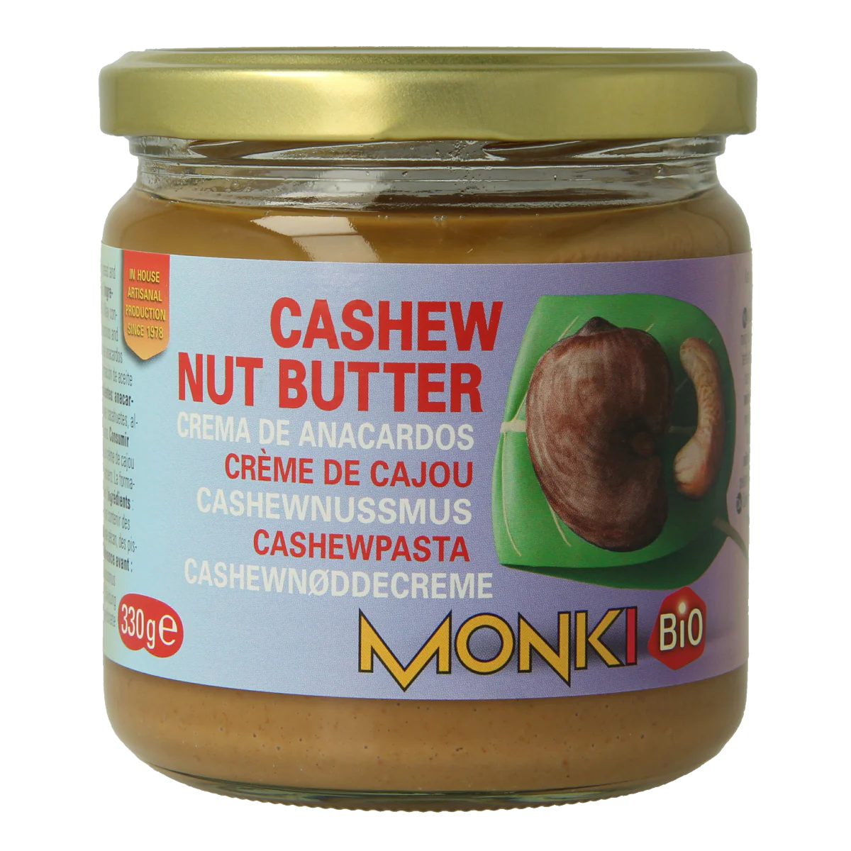 Monki Cashewpasta bio 330.00 Gram