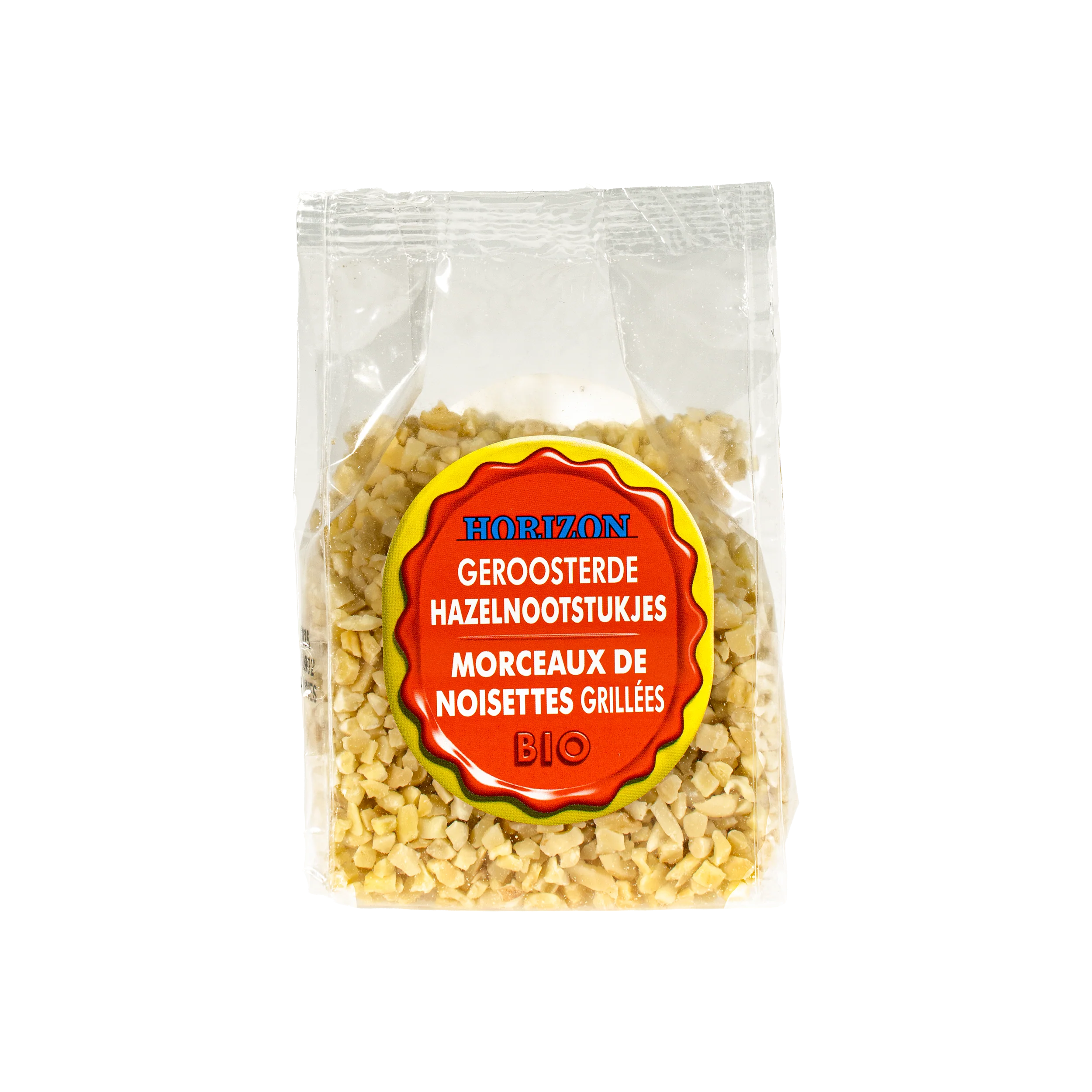 Horizon Geroosterde hazelnootstukjes bio 125.00 Gram