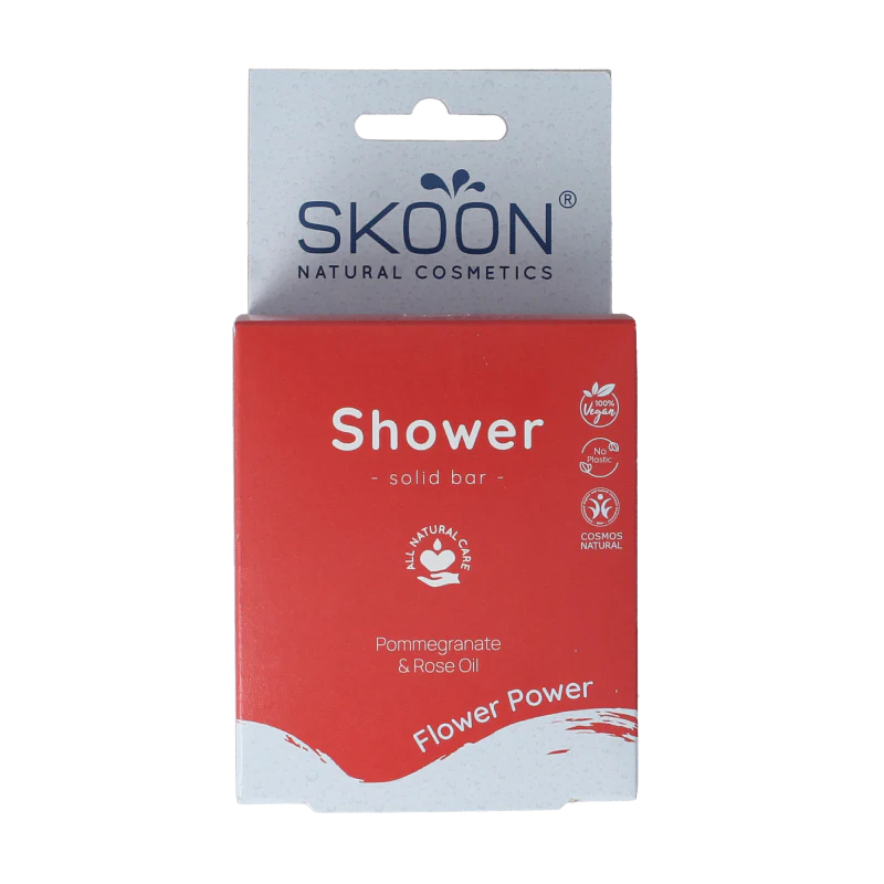 Skoon Solid shower flower power 90 Gram