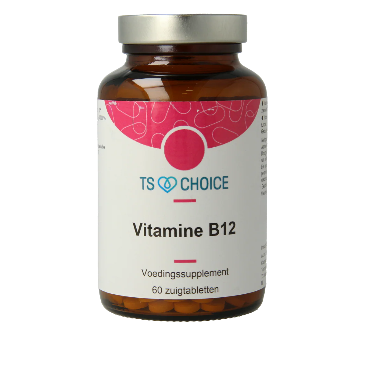 TS Choice Vitamine B12 cobalamine 60 Zuigtabletten