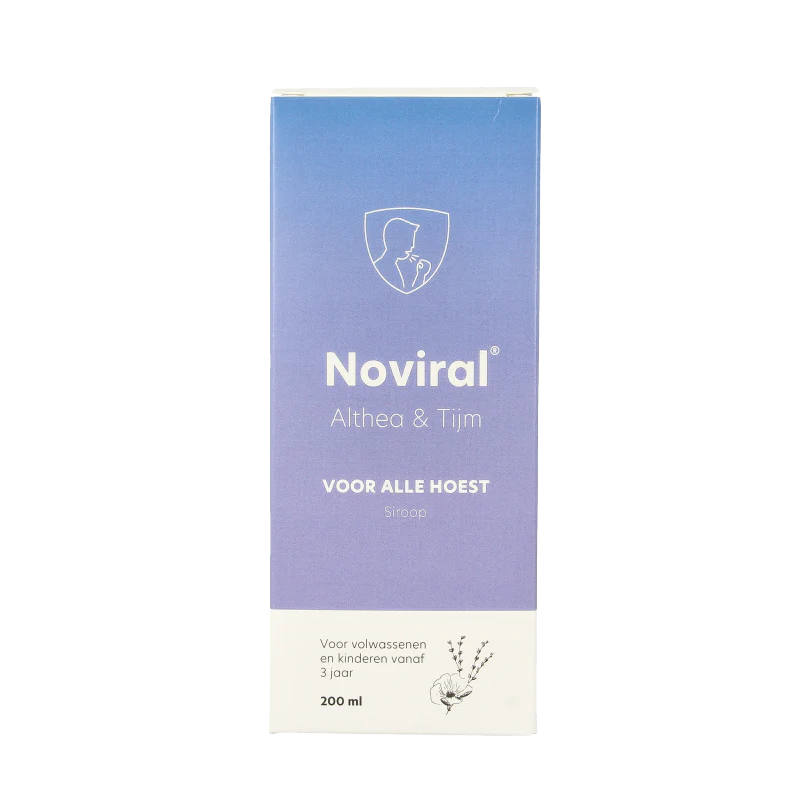 Noviral Alle hoest althea en tijmsiroop 200 Milliliter