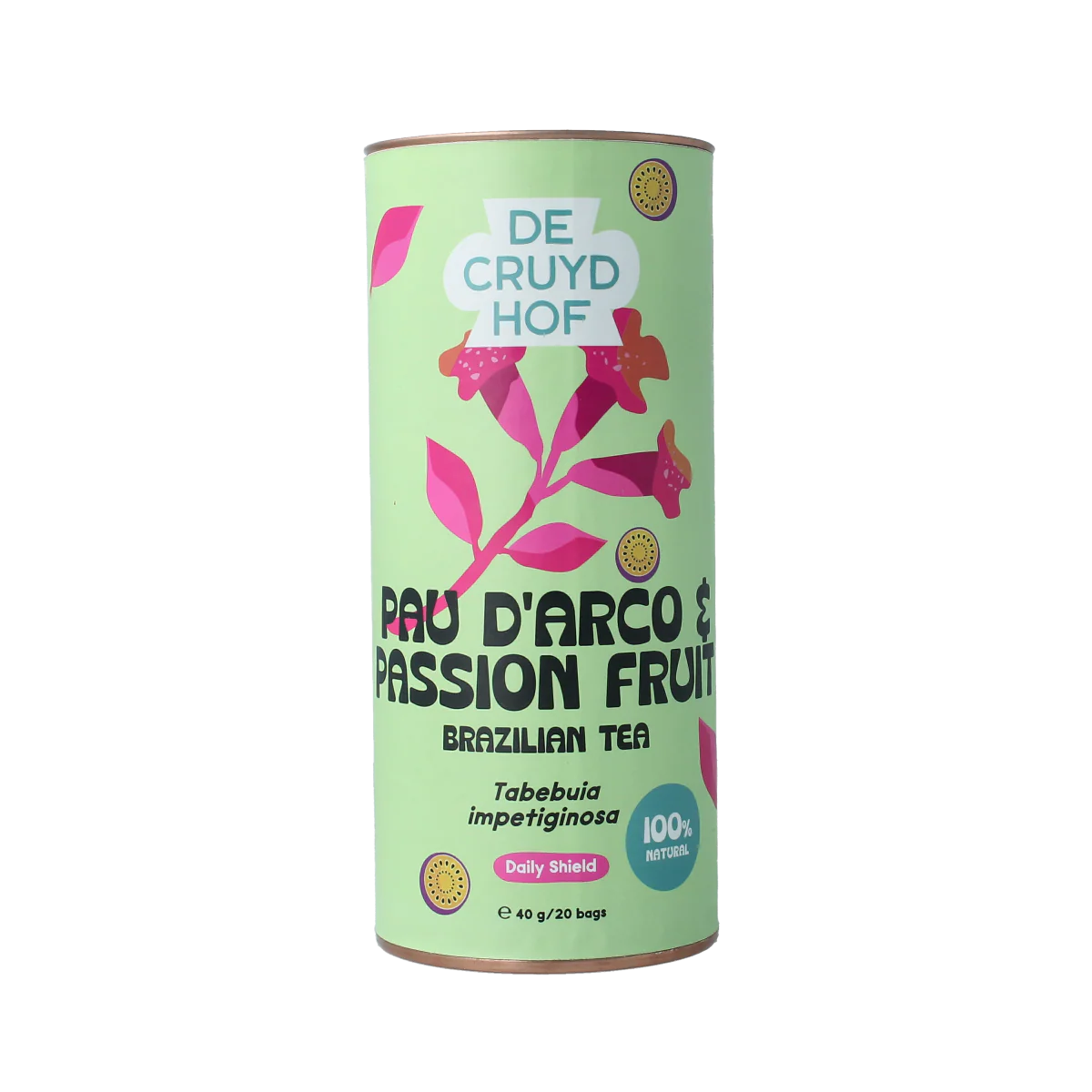 Cruydhof Thee pau d’Arco / passion fruit 20.00 Stuks