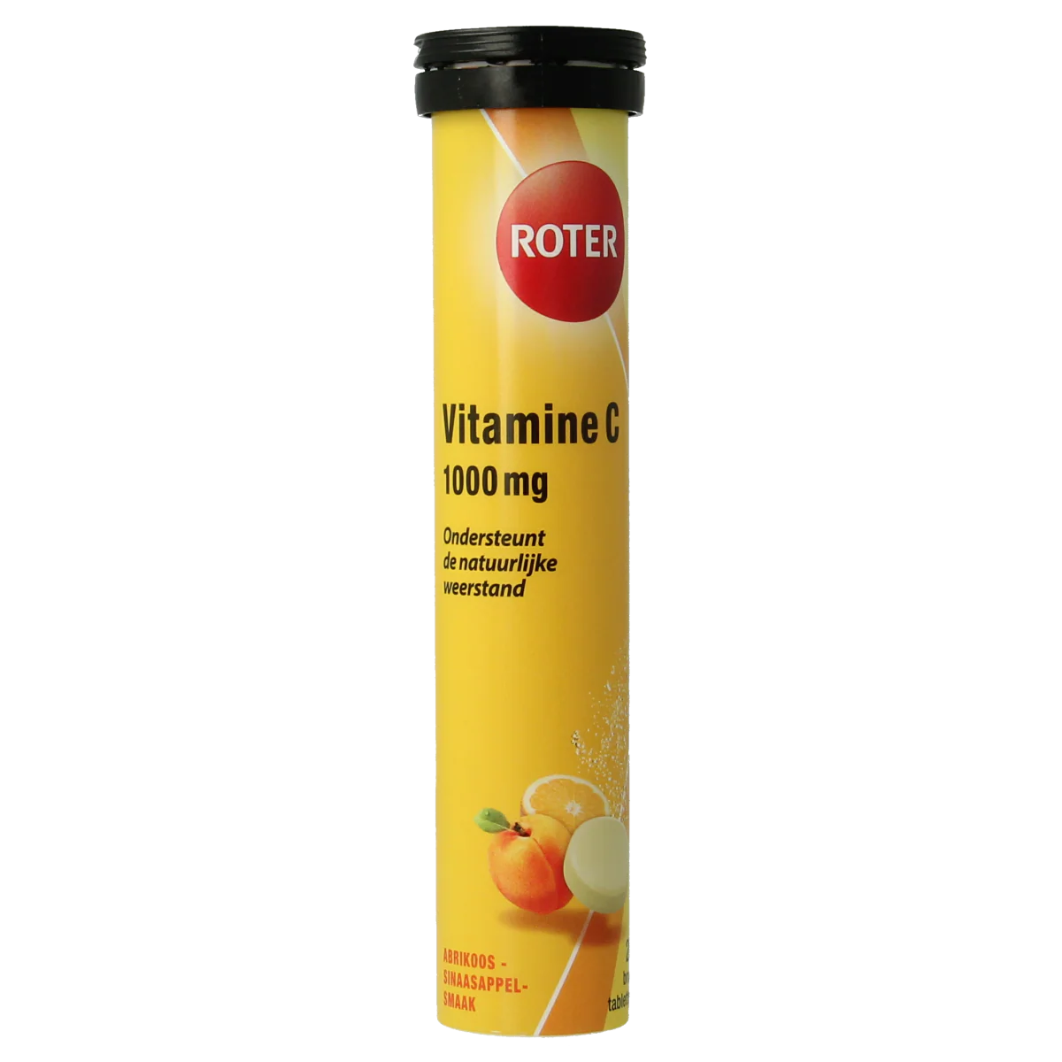 Roter Bruistabletten abr. sin. vit C 20.00 Bruistabletten