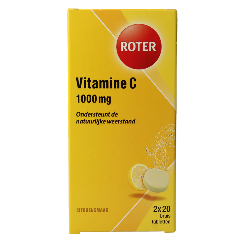 Roter Bruistabletten citroen vit C duopack 40 Bruistabletten