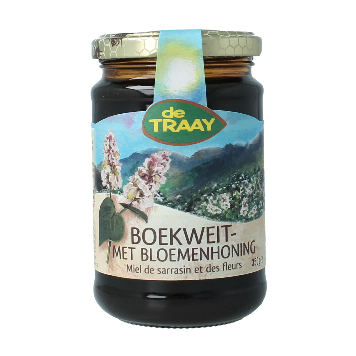 de Traay Boekweit met bloemenhoning 350.00 Gram